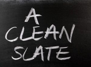 a clean slate